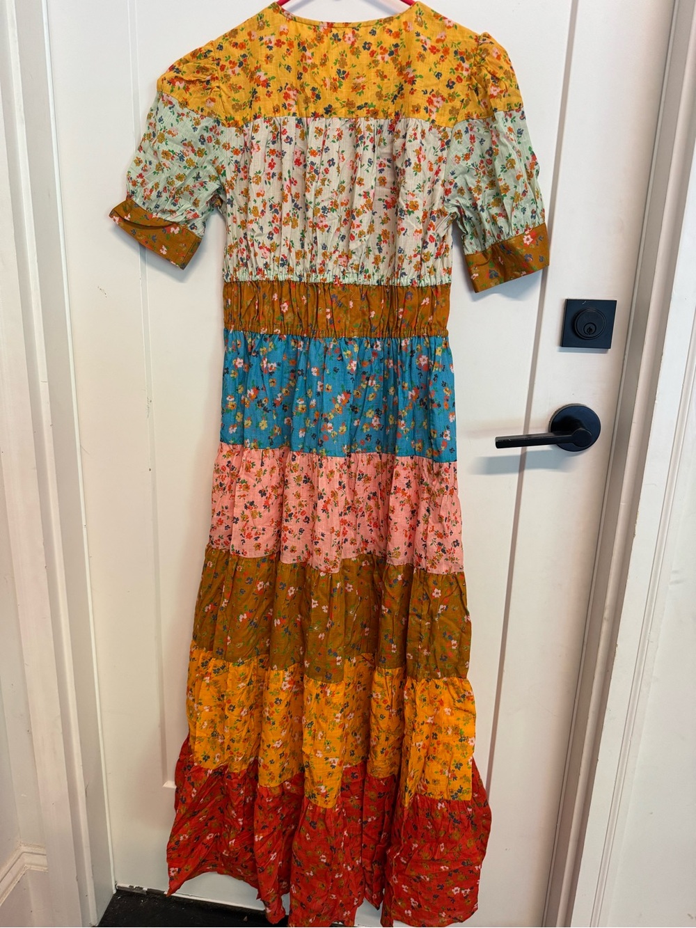 NWT Anthropologie Tiered Floral Maxi Dress in Multicolor, XS - Picture 2 of 3